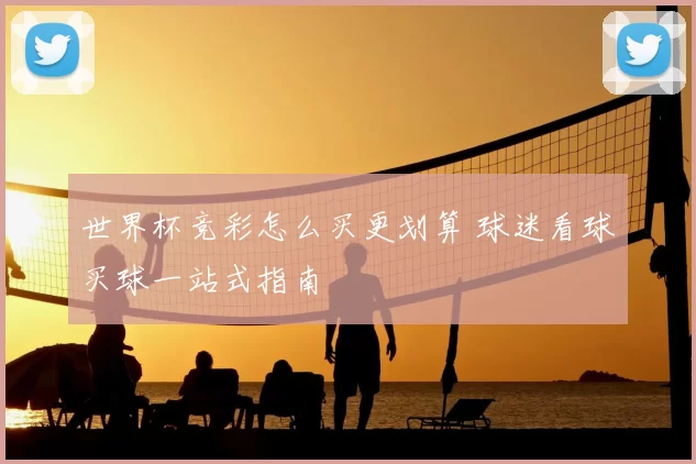 世界杯竞彩怎么买更划算 球迷看球买球一站式指南